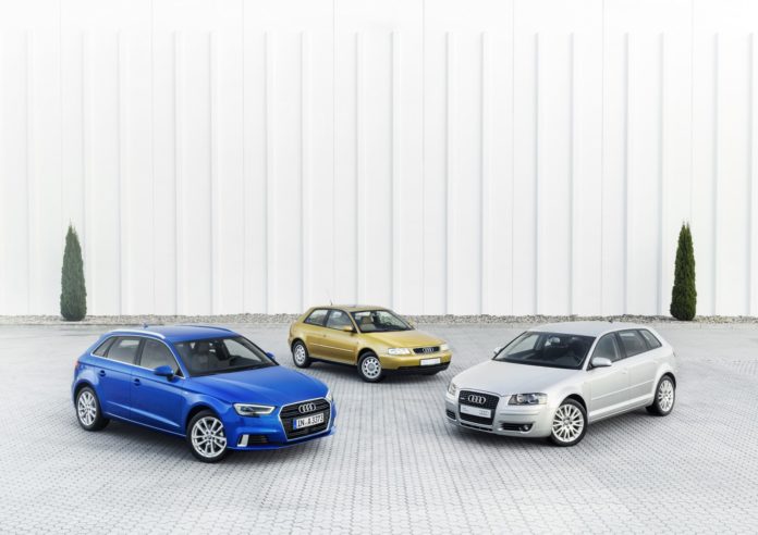 Audi celebrates the 20th anniversary of the A3