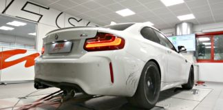 BMW M2 by BIESSE Racing on the dyno BMW M2 by BIESSE Racing on the dyno