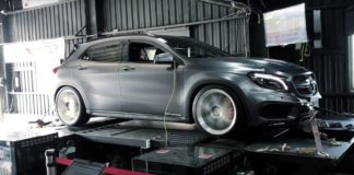 Modified Mercedes GLA 45 AMG producing 536 hp at the wheels Modified Mercedes GLA 45 AMG producing 536 hp at the wheels