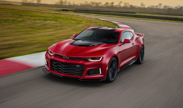 Chevrolet announced that the Camaro ZL1 has a top speed of 198 mph