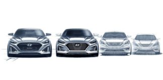 Hyundai released sketches of the 2018 Sonata Hyundai released sketches of the 2018 Sonata