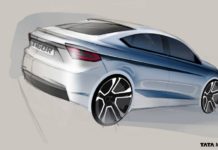 Tata Tigor teaser sketch Tata Tigor teaser sketch