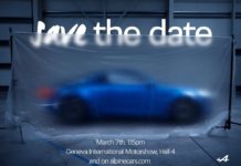 The Alpine A120 will be presented on 7 March The Alpine A120 will be presented on 7 March