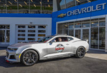 The Chevrolet Camaro ZL1 is the new pace car of the Daytona 500 The Chevrolet Camaro ZL1 is the new pace car of the Daytona 500