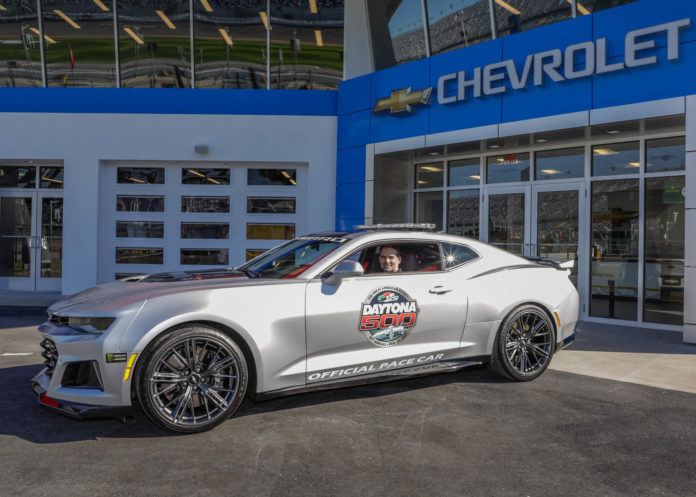 The Chevrolet Camaro ZL1 is the new pace car of the Daytona 500