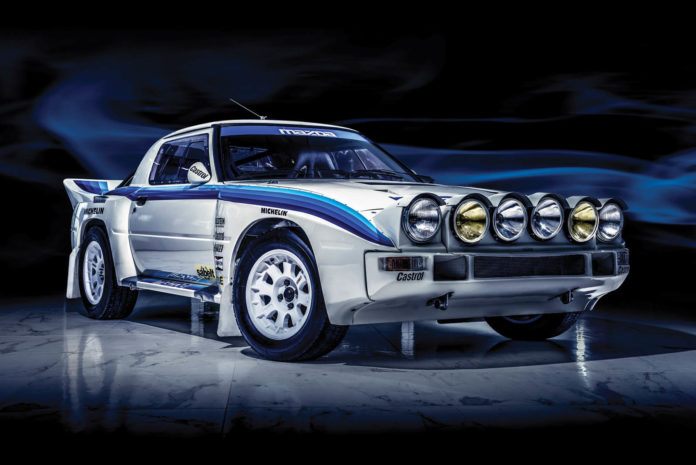 A beautiful 1985 Mazda RX-7 Evo Group B is heading to auction